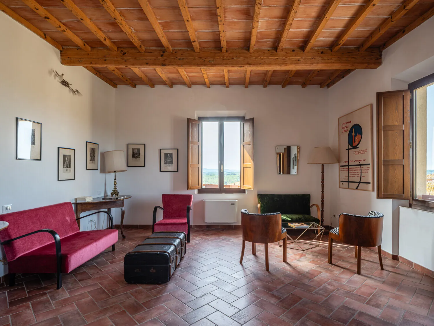 L'Attico, la sala comune all'ultimo piano