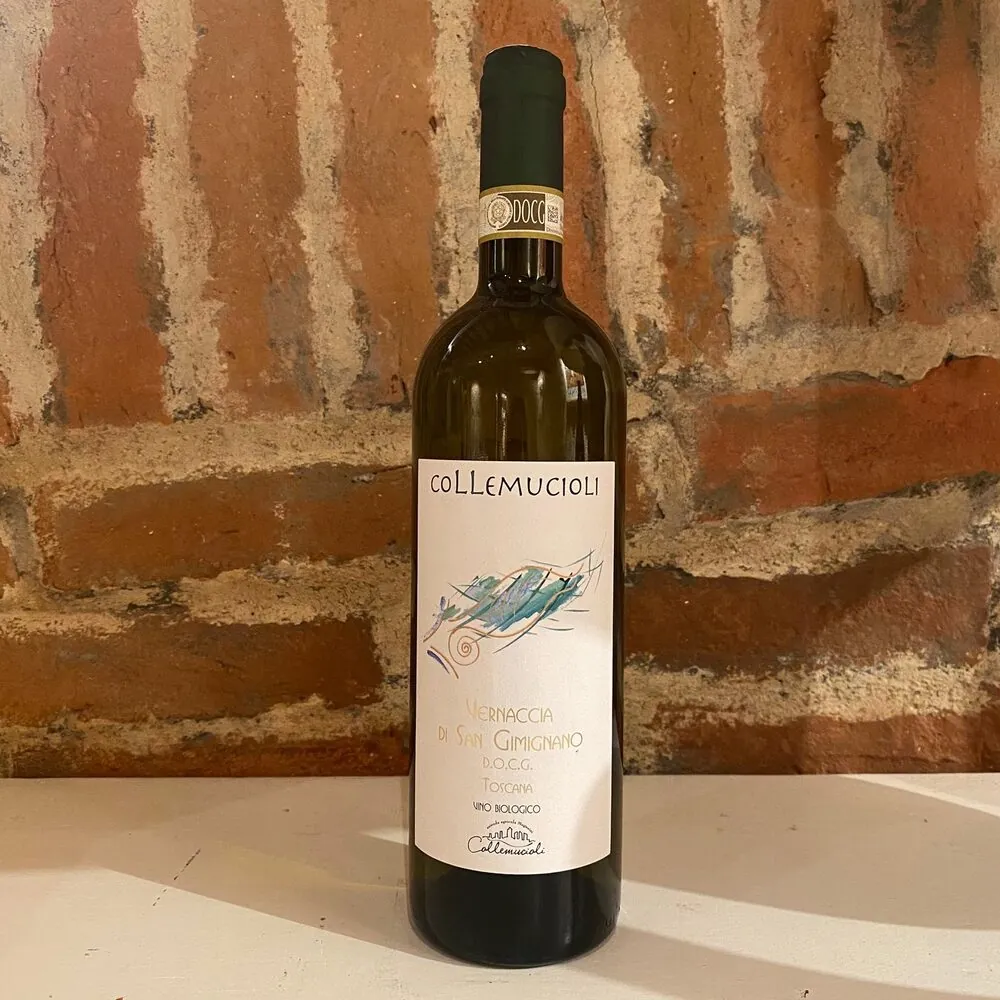 Bottiglia di Vernaccia di San Gimignano di Collemucioli