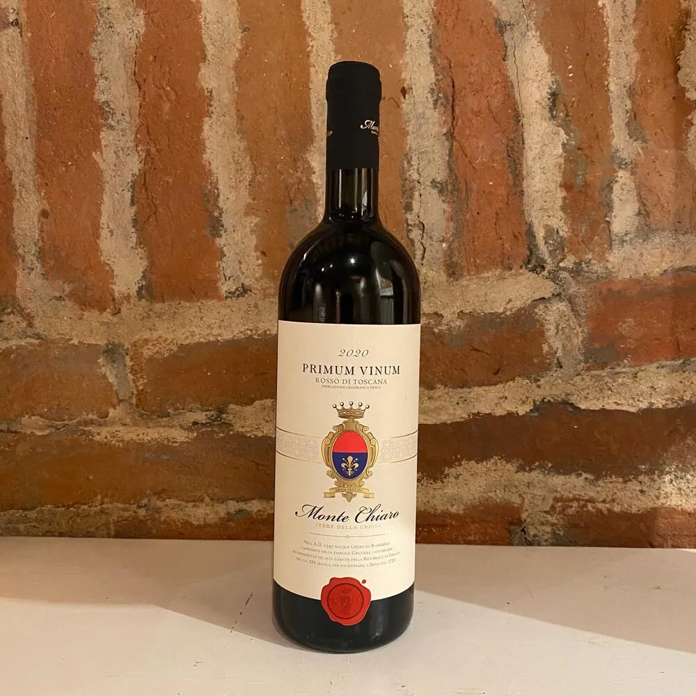 Bottiglia di Primum Vinum della Tenuta di Montechiaro